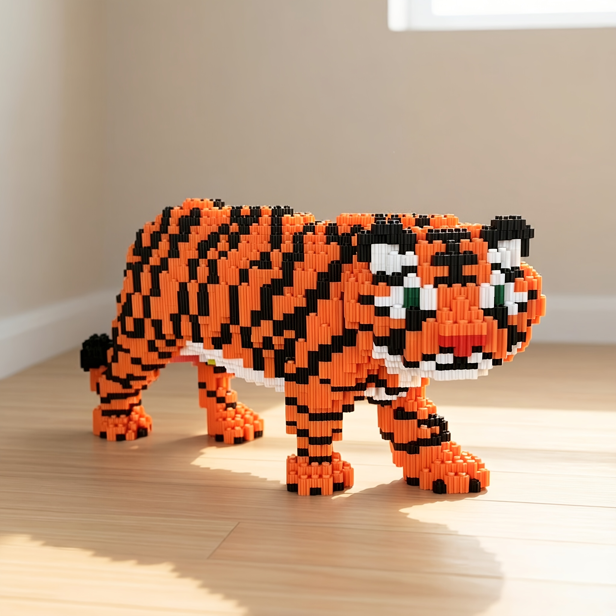 Tiger Mini Particle Building Blocks Assembly Toy, Creative Gift